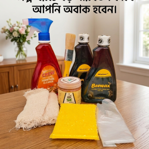 Premium Furniture Polish Combo Pack – 2 Bottles (ডেলিভারি+১০০গ্রাম রেডি পুটিং ফ্রি)